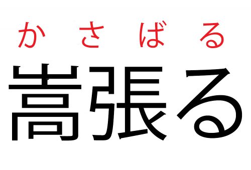 かさばる
