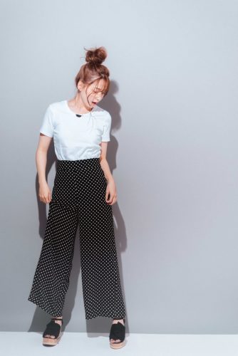 カジュアルなTシャツをドレスアップ♪