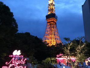 ナイトプール、東京タワー、外観
