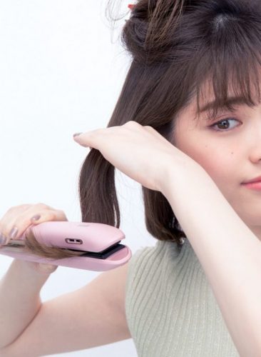 ストレートアイロンでつくる「内外MIX巻き」