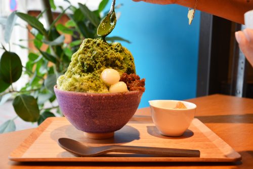静岡　かき氷　茶氷