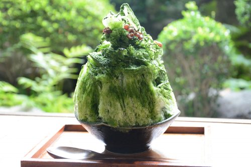 静岡　かき氷　茶氷
