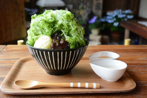 静岡　かき氷　茶氷