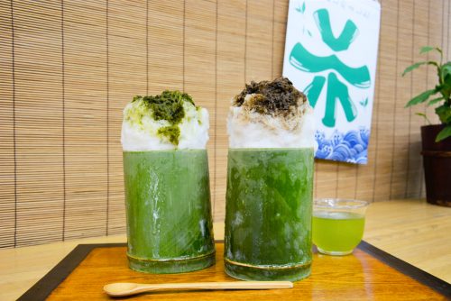 静岡　かき氷　茶氷