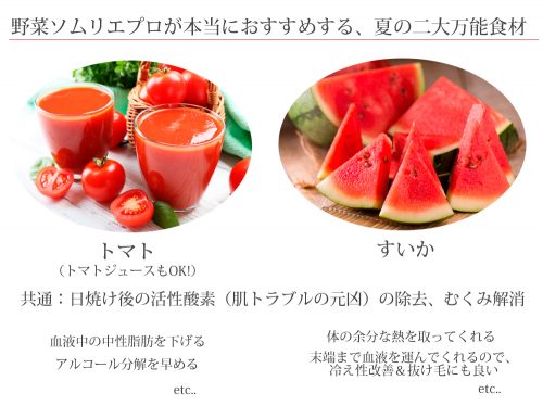 夏の二大万能食材