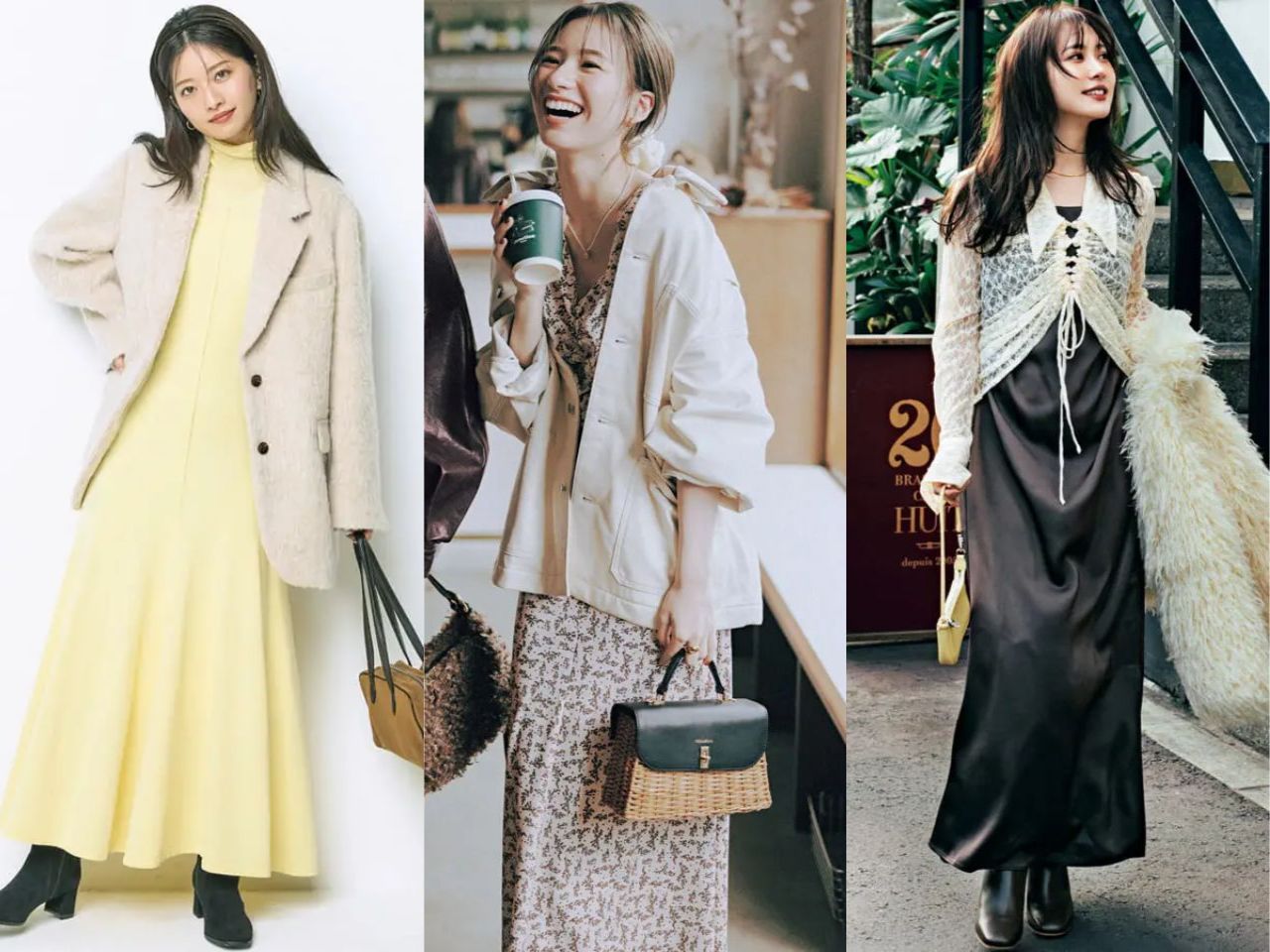 ワンピースが主役のデートコーデ