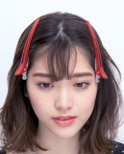 フェザー前髪