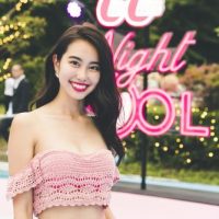 水着、ビキニ、クロッシェニット、上半身