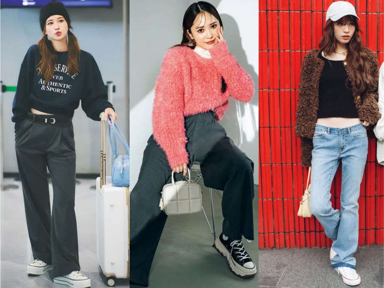 レディースコンバースコーデ