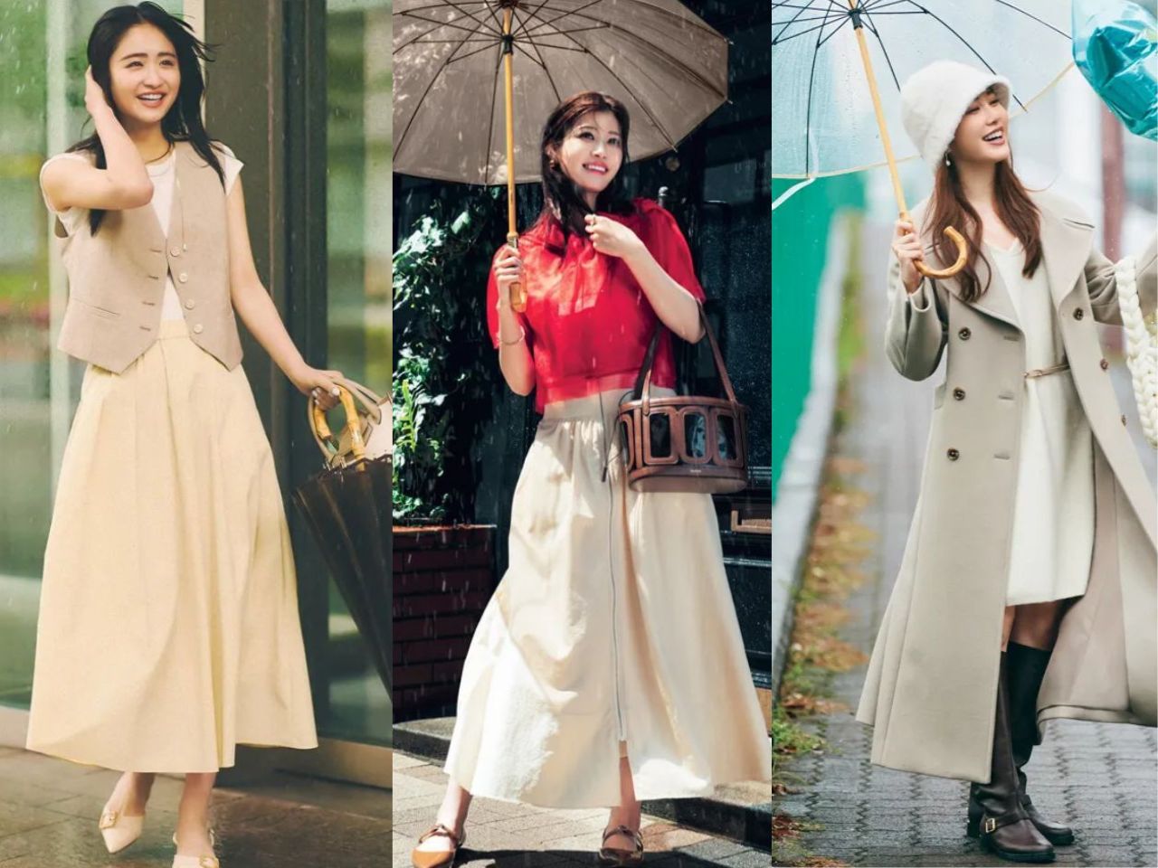 雨の日におすすめな服装