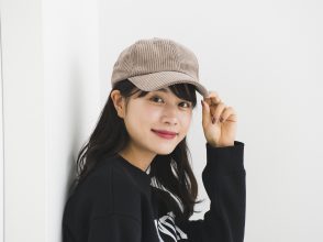 GUのコーデュロイべースボールキャップ ¥990+消費税