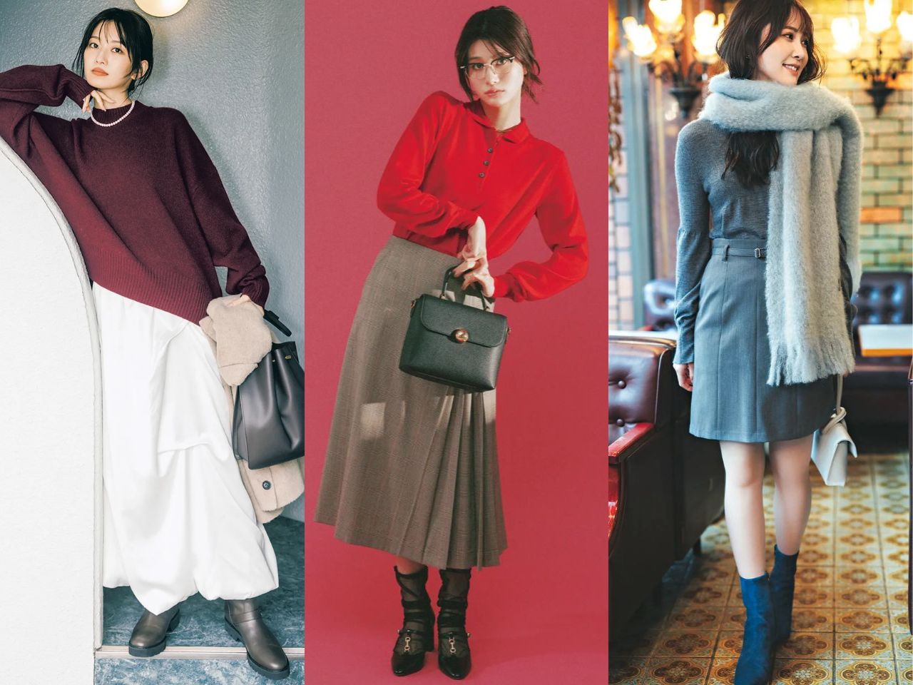 気温に適した服装のイラスト