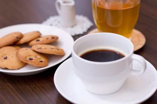 コーヒーとお菓子