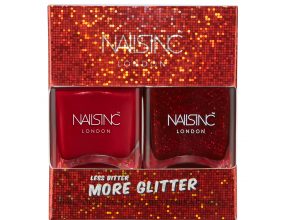 ■【クリスマスコフレ2018】NAILS INC（ネイルズ インク）／ネイルズ インク レスビター モア グリッター ネイルポリッシュ デュオ キット（¥3,550）