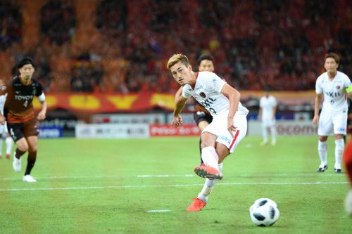 エースナンバーを背負う鈴木優磨選手（鹿島アントラーズ）