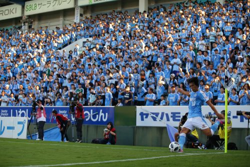 黄金の左足中村俊輔選手（ジュビロ磐田）