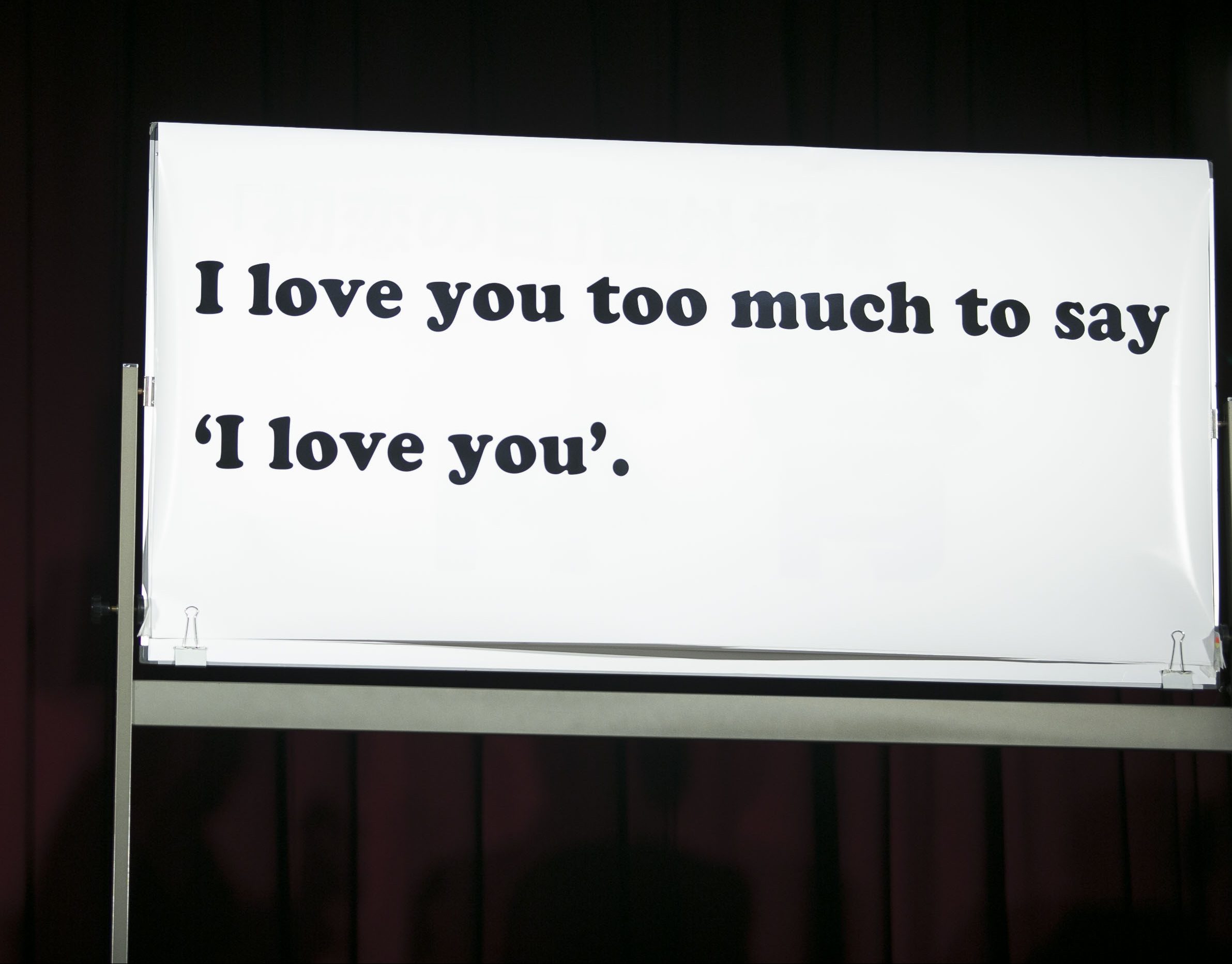 Ilove you so much to say I love you
