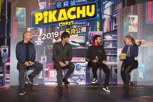 竹内涼真、ジャスティス・スミス、キャスリン・ニュートン、ロブ・レターマン監督、名探偵ピカチュウ、記者会見