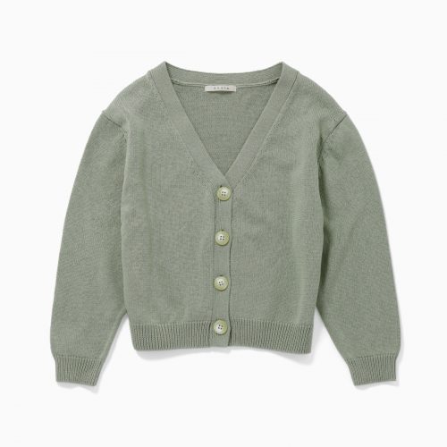 ストラのニットカーディガン