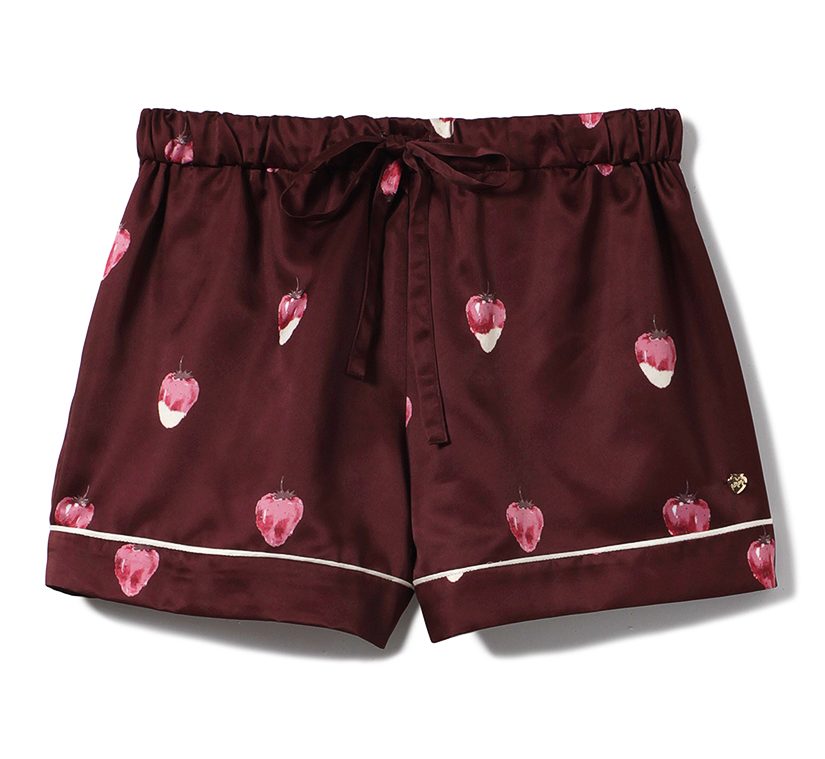 ジェラートピケのチョコ柄ショートパンツ