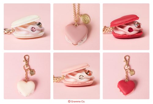 ハート型のマカロンコレクション