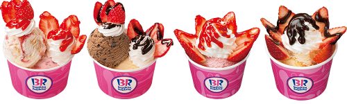 サーティーワンアイスクリーム プレミアムストロベリー
