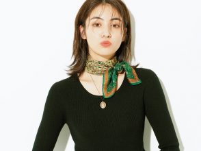 楓、スカーフ、カメオ、ヴィンテージ