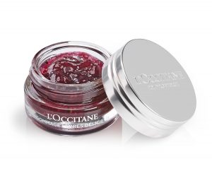 ロクシタン_デリシャス＆フルーティリップスクラブ-ラズベリークラッシュ　-蓋空き11LS020011M19_2_rvb