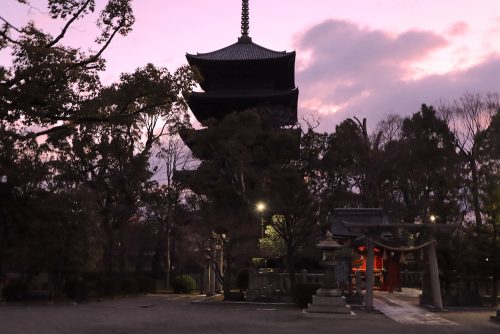 京都の朝