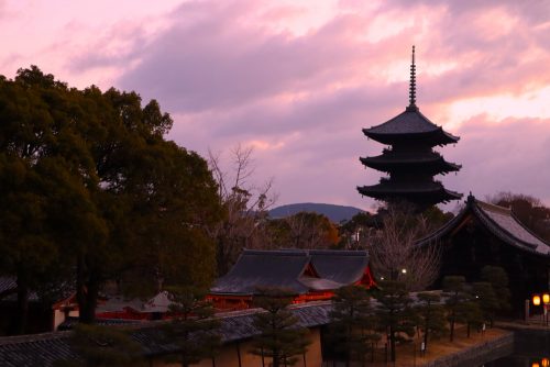京都の朝