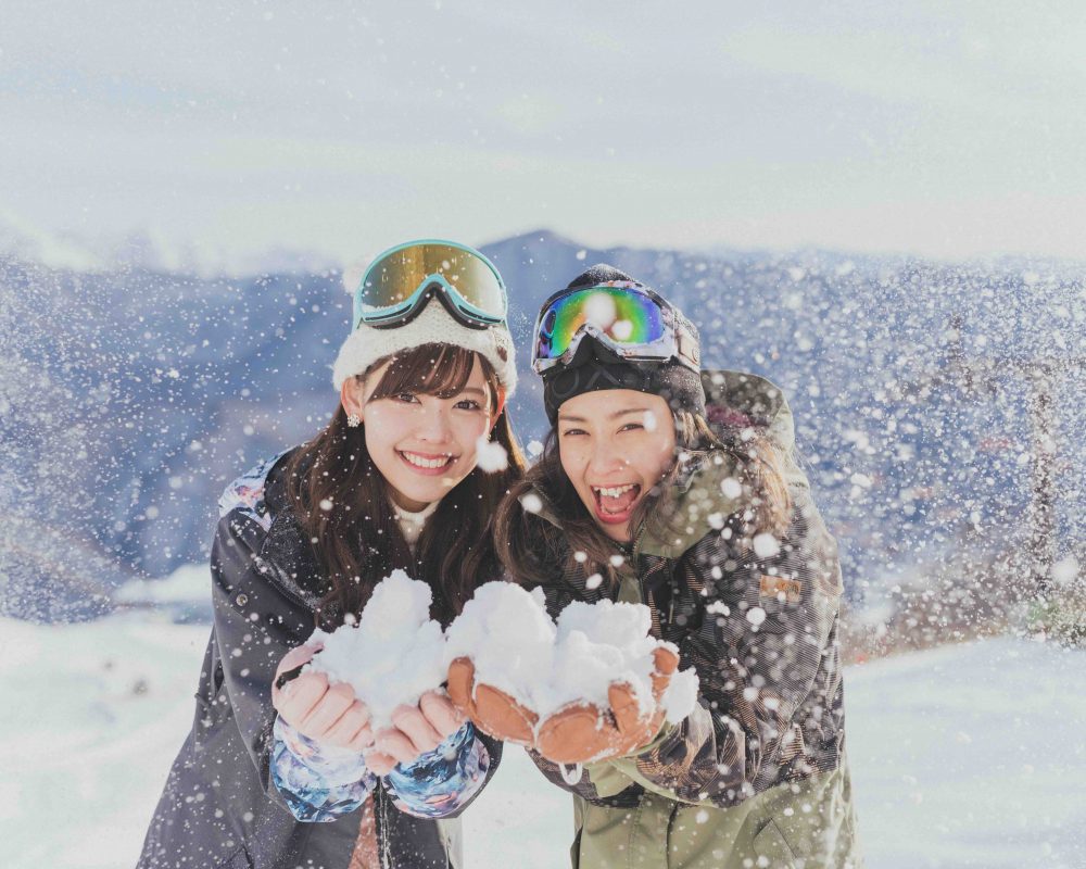 雪　ゲレンデ　スキー場　スキー　スノボ　スノージェニック　かわいい写真　インスタ映え　カメラ　CanCam it girl