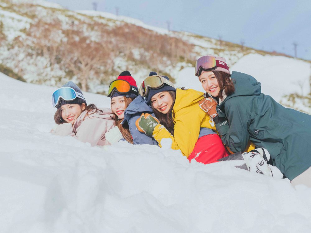雪　ゲレンデ　スキー場　スキー　スノボ　スノージェニック　かわいい写真　インスタ映え　カメラ　CanCam it girl