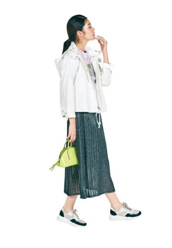 2019春トレンド、マウンテンパーカ、楓