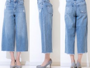 ユニクロのワイドデニムをはいてみた