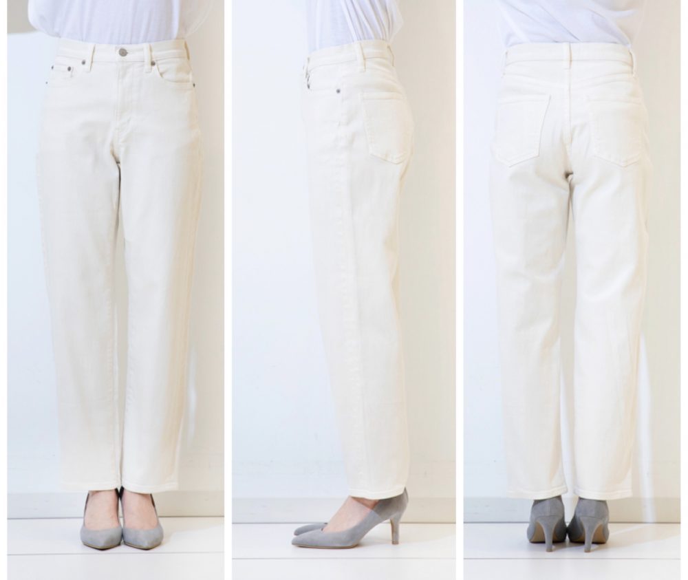 ユニクロ　UNIQLO　デニム　ジーンズ　 春夏アイテム　ハイライズストレートジーンズ