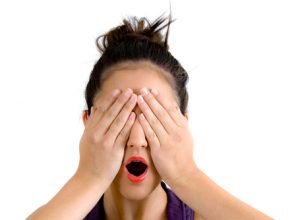 ムダ毛が見られた