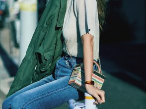 楓の私服、リエンダのデニム