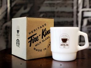 スタアバックス珈琲ロゴ入りファイヤーキング社製オリジナルマグカップ