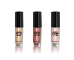 レブロン カラーステイ エンドレス グロウ リキッド ハイライター 全3色 各1,500円(税抜) 左から、001シトリン、002ローズ クオーツ、004オパール