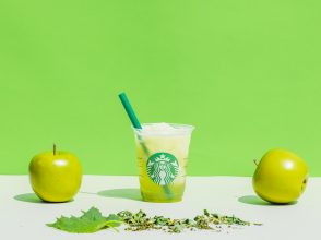 ティバーナTM フローズン ティー 香る煎茶 × グリーン アップル