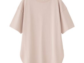 ヘビーウェイトオーバーサイズT(5分袖) GU ジーユー おすすめ Tシャツ CanCam