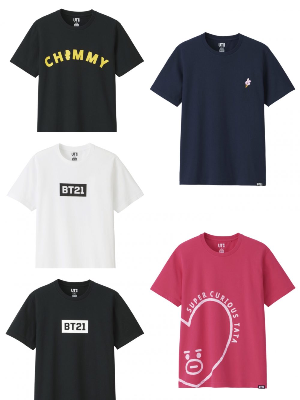BT21 BTS UT UNIQLO CanCam　スペシャルすぎるコラボが実現！ 世界的人気キャラ「BT21」のユニクロ「UT」が発売！