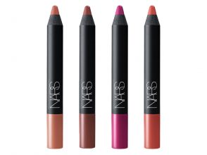 NARS ベルベットマットリップペンシル 新4色 各3,300円(税抜) 左から、2485、2496、2497、2498