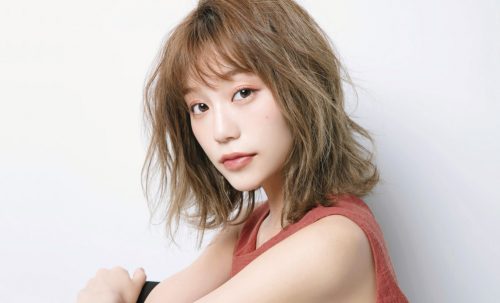 ■オレンジリップで色っぽかわいい