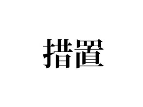 措置