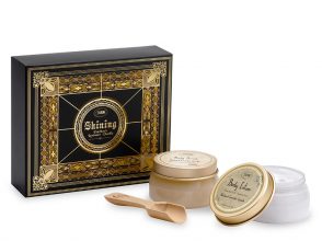 ■【クリスマスコフレ2019】SABON ／パチュリ･ラベンダー･バニラ ボディ デュオ（￥4,800）