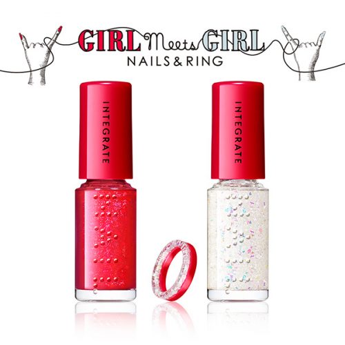 ■【クリスマスコフレ2019】インテグレート／ガールミーツガール ネールズ＆リング（￥1,000）