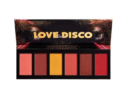 ■【クリスマスコフレ2019】NYX（ニックス）／ラブ ラスト ディスコ ブラッシュ パレット（￥2,700）