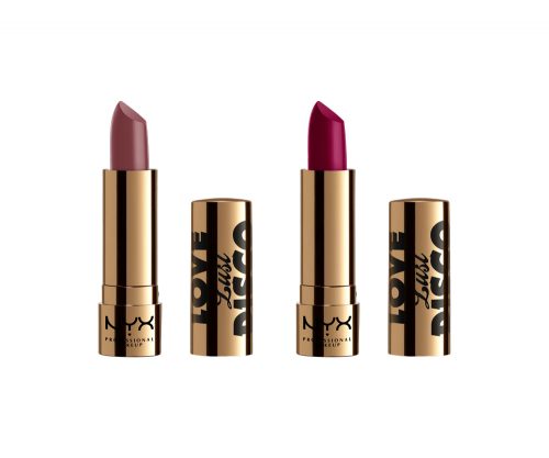 ■【クリスマスコフレ2019】NYX Professional Makeup／ラブ ラスト ディスコ サテン クリーム リップスティック（￥1,300）
