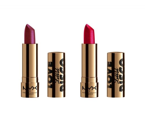 ■【クリスマスコフレ2019】NYX Professional Makeup／ラブ ラスト ディスコ サテン スパークル リップスティック（￥1,300）